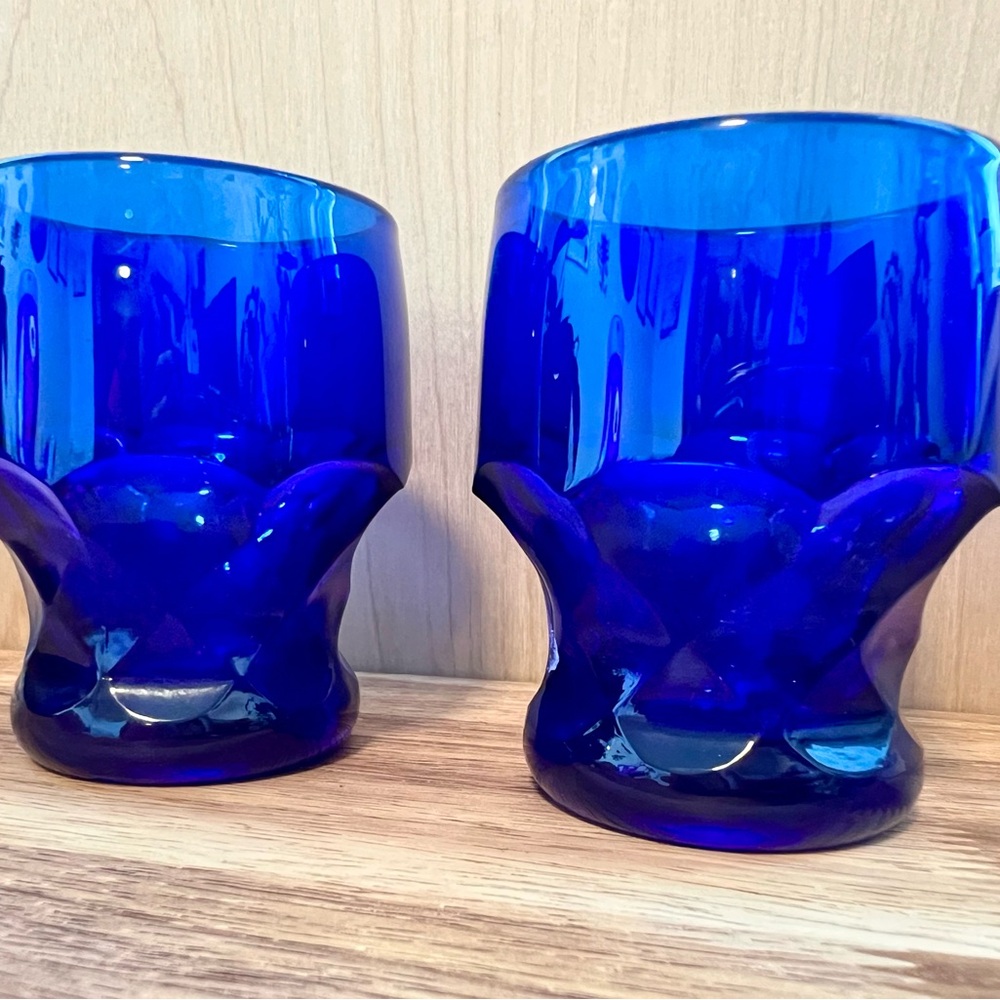 Anchor Hocking Cobalt Blue Glasses